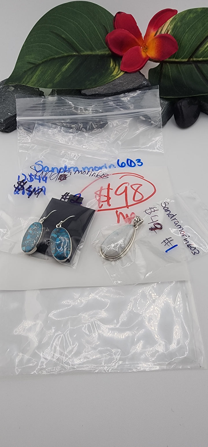Custom sterling silver items - PM SHOW RESERVED FOR: sandramorin603 - 1/14/2026 tiktok Live Show - 2 Sterling Silver Items