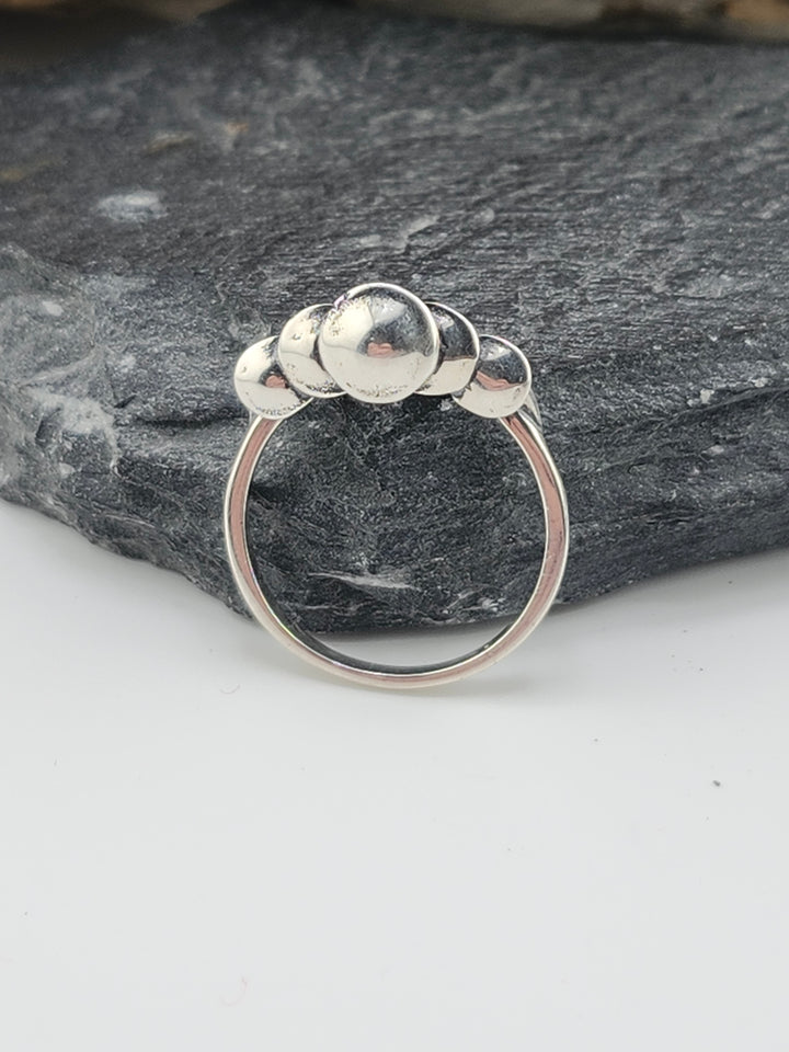 Sterling Mystical Mushrooms Ring