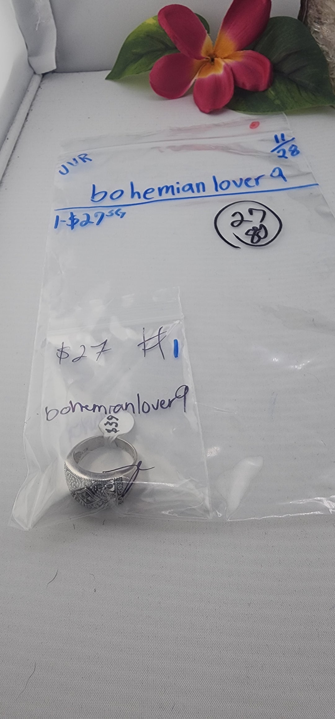 BF PM SHOW 48HR - RESERVED FOR: bohemianlover9 - 11/28/2025 tiktok Live Show - 1 Sterling Silver Items
