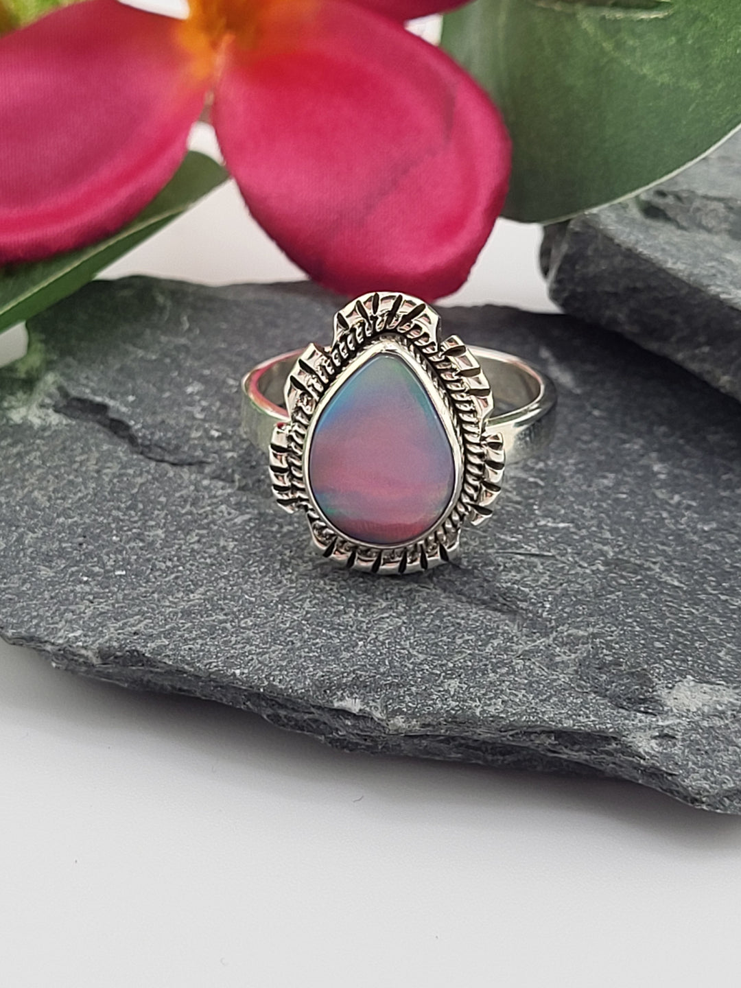 Aurora Opal Ring