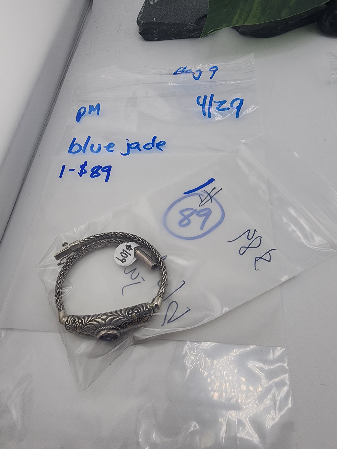 Blue jade *BAG 9* - 4/29/26 PM - 1  925 Sterling Silver Items