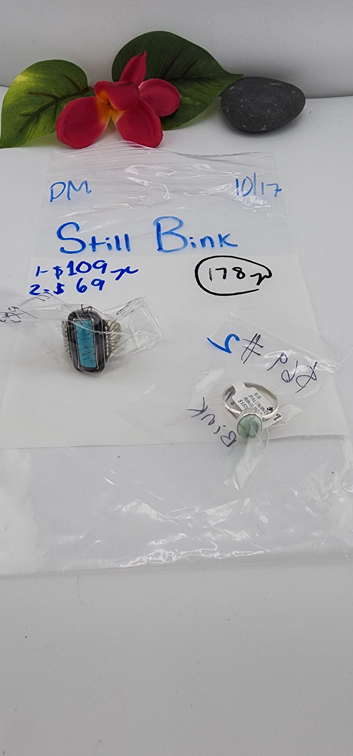 PM SHOW 48HR - RESERVED FOR: Still Bink - 10/17/2025 FL tiktok Live Show - 2 Sterling Silver Items