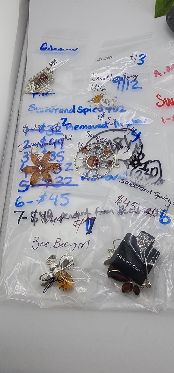 PM SHOW 48HR - RESERVED FOR: sweetandspicy402  - 9/12/2025 FL tiktok Live Show - 5 Sterling Silver Items