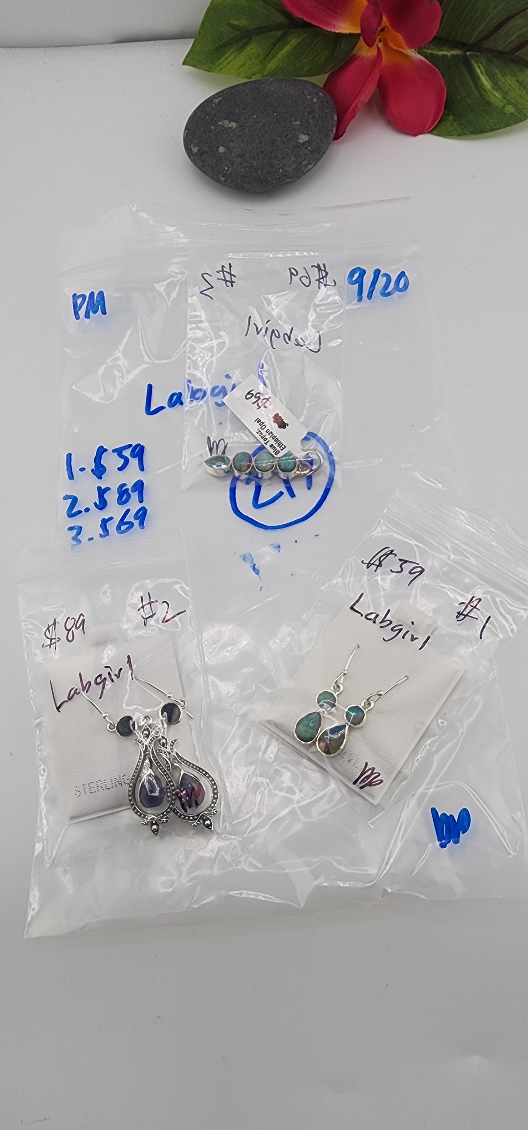 PM SHOW 48HR - RESERVED FOR:  Labgirl- 9/20/2025 FL tiktok Live Show - 3 Sterling Silver Items