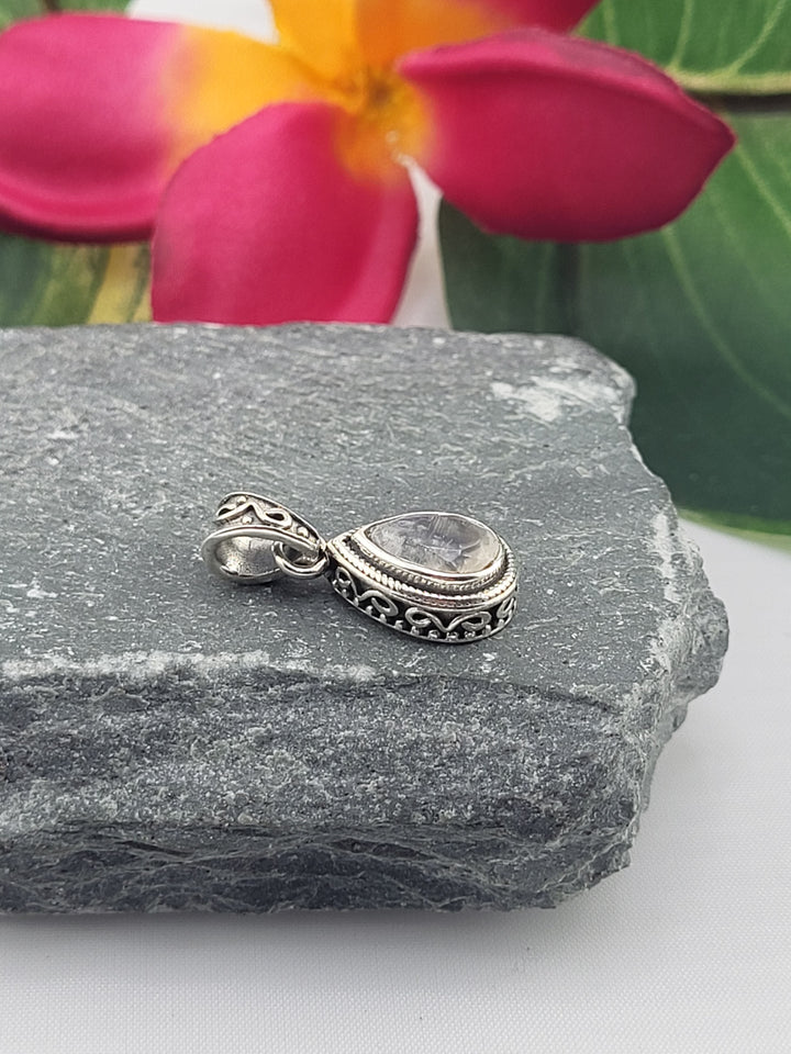 Moonstone Teardrop Pendant