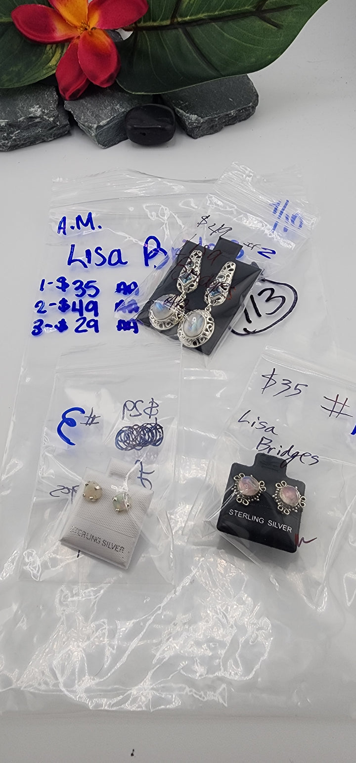 AM SHOW 48HR - RESERVED FOR: Lisa Bridges  - 7/10/2025 FL tiktok Live Show - 3 Sterling Silver Items