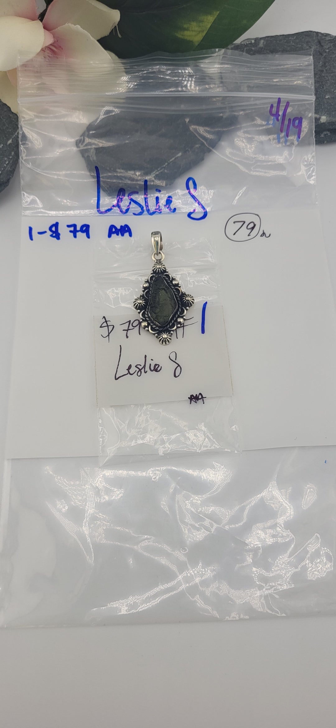 RESERVED FOR: Leslie S- 4/19/2025 tiktok Live Show -1  Sterling Silver Items