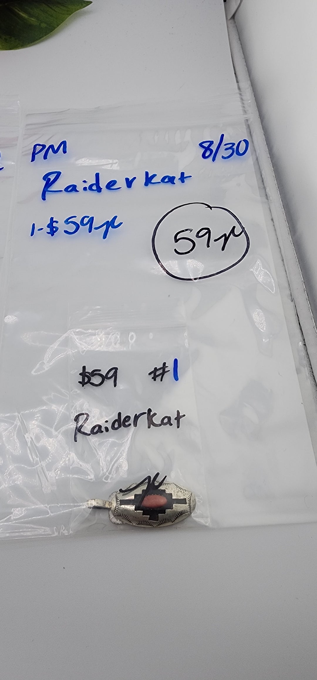 PM SHOW 48HR - RESERVED FOR: Raiderkat - 8/30/2025 FL tiktok Live Show - 1 Sterling Silver Items