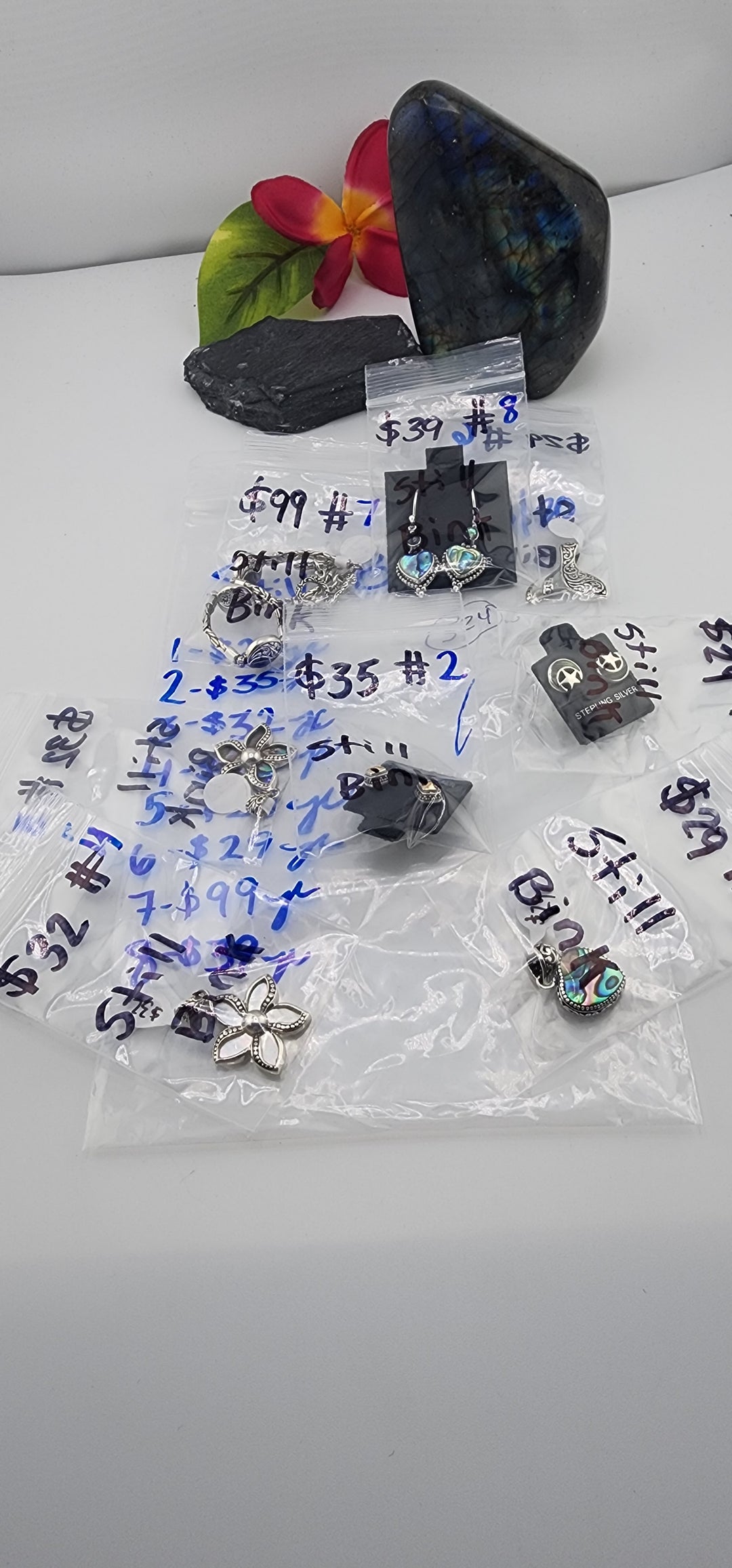 48HR - RESERVED FOR: Still Bink - 6/20/2025 FL tiktok Live Show -8  Sterling Silver Items