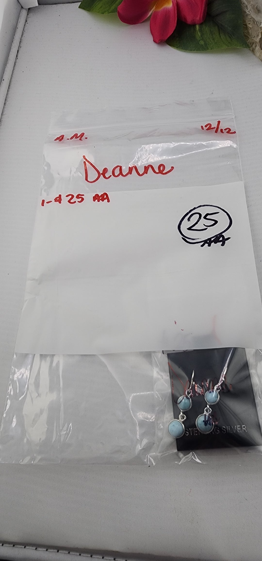 AM SHOW 48HR RESERVED FOR: Deanne - 12/12/2025 FL tiktok Live Show - 1 Sterling Silver Items