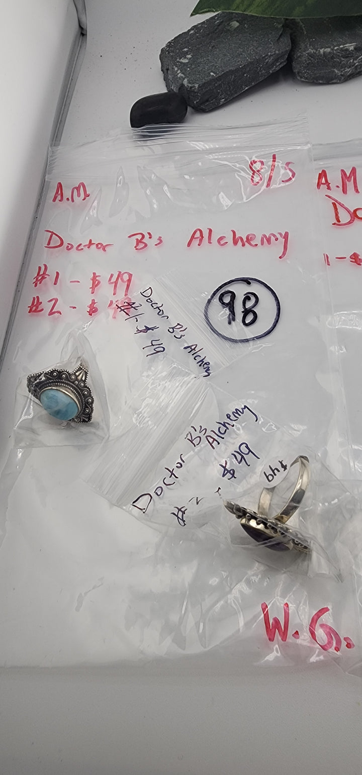AM SHOW 48HR - RESERVED FOR: Doctor B's Alchemy   - 8/5/2025 FL tiktok Live Show - 2  Sterling Silver Items