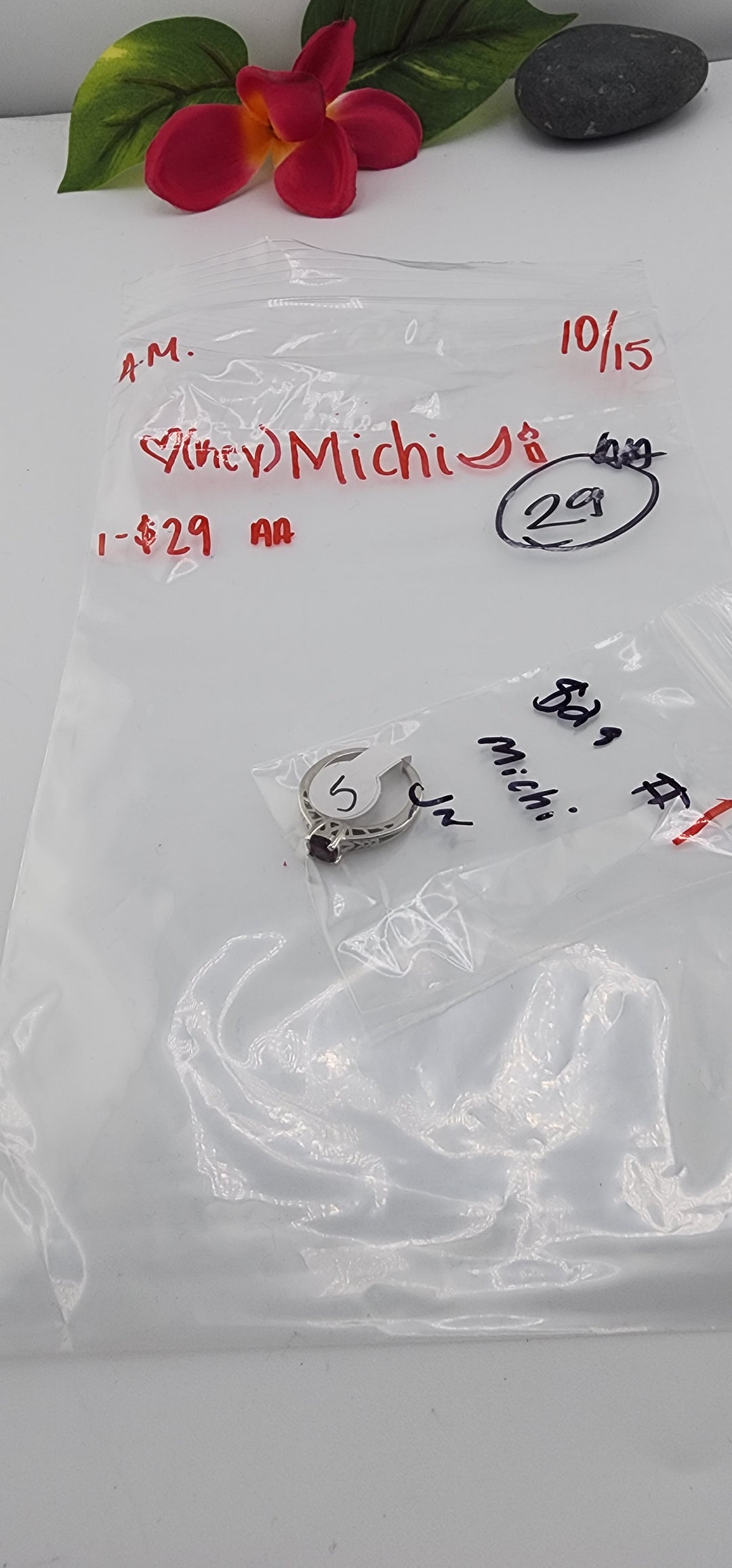 AM SHOW 48HR RESERVED FOR: 🖤🗝️Michi🌙🕯️  - 10/15/2025 FL tiktok Live Show -  1 Sterling Silver Items