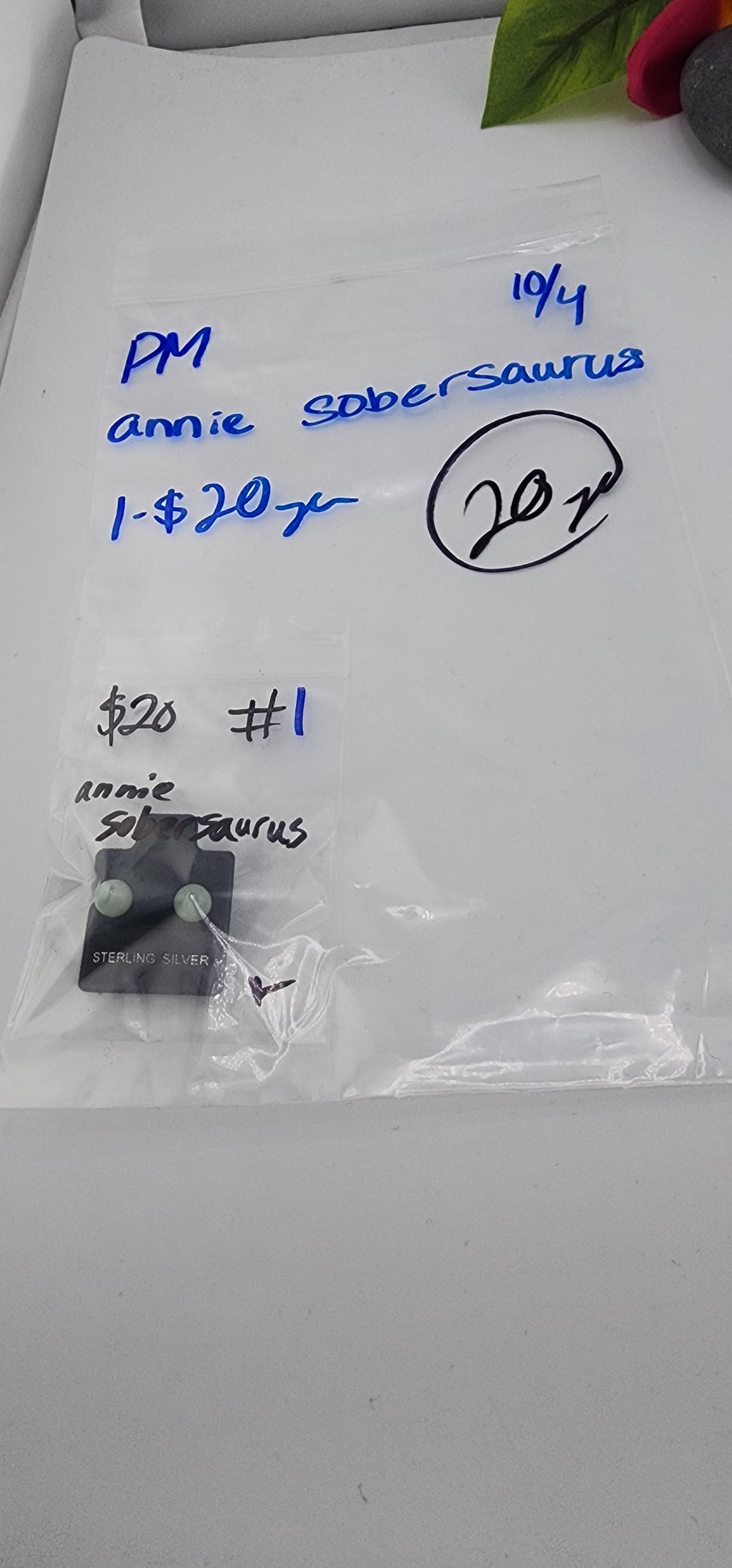 PM SHOW 48HR - RESERVED FOR: annie sobersaurus - 10/4/2025 FL tiktok Live Show - 1 Sterling Silver Items