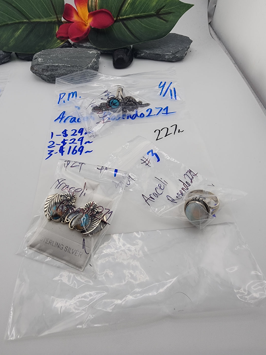 Aracelli Rosendo271 - 4/11/26 PM - 3 925 Sterling Silver Items