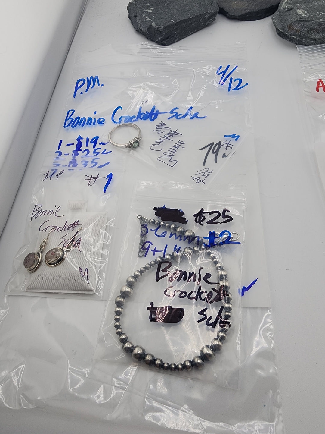Bonnie Crockett Scha - 4/12/26 PM - 3 925 Sterling Silver Items