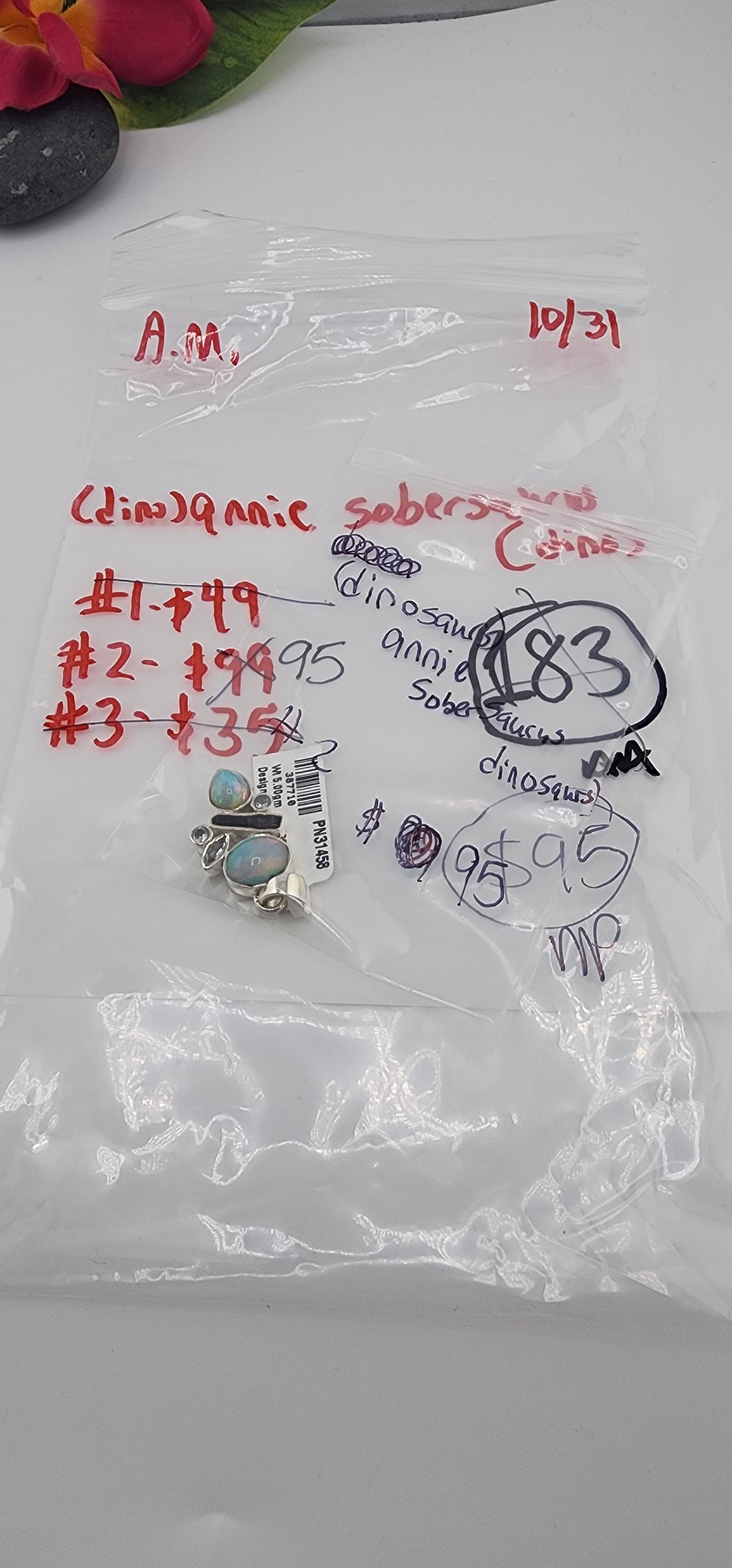 AM SHOW 48HR RESERVED FOR:  annie sobersaurus - 10/31/2025 FL tiktok Live Show - 1  Sterling Silver Items