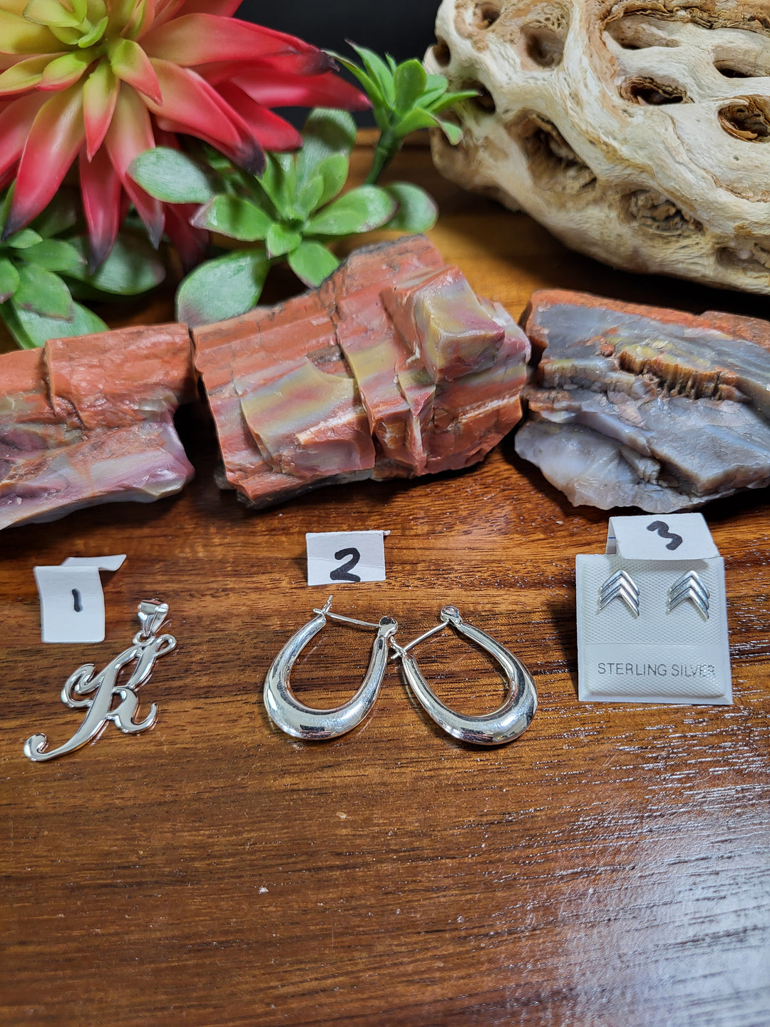 RESERVED FOR: Kina Lee 7/25/24- 3 Sterling Silver Items