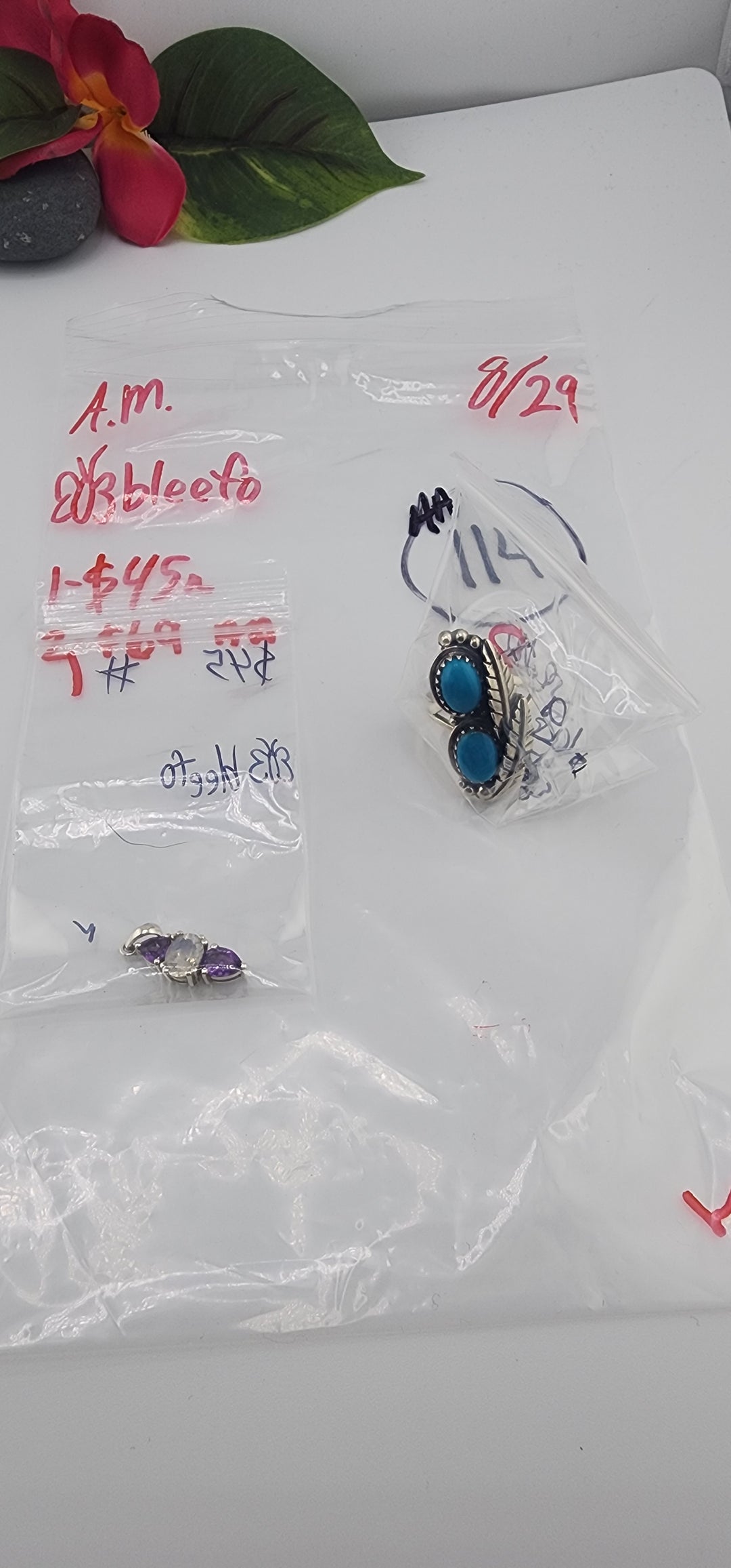 AM SHOW 48HR - RESERVED FOR: 🦋bleefo - 8/29/2025 FL tiktok Live Show - 2 Sterling Silver Items