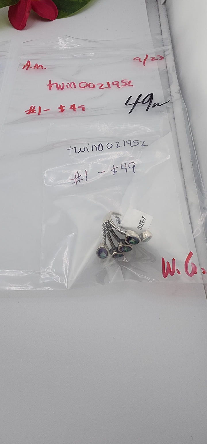 AM SHOW 48HR - RESERVED FOR: twin0021952 - 9/23/2025 FL tiktok Live Show - 1 Sterling Silver Items