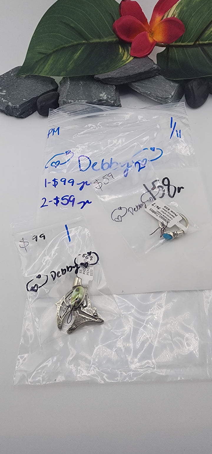 Custom sterling silver items - PM SHOW RESERVED FOR: 💞Debby💞 - 1/11/2026 tiktok Live Show - 2 Sterling Silver Items