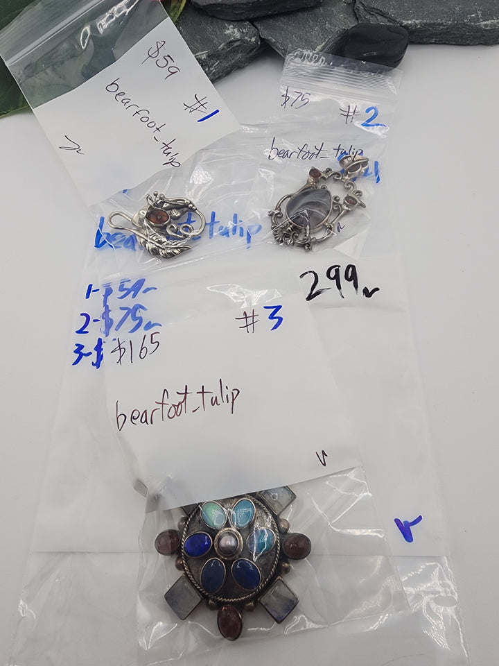 bearfoot_tulip - 2/21/26 - 3 925 Sterling Silver Items