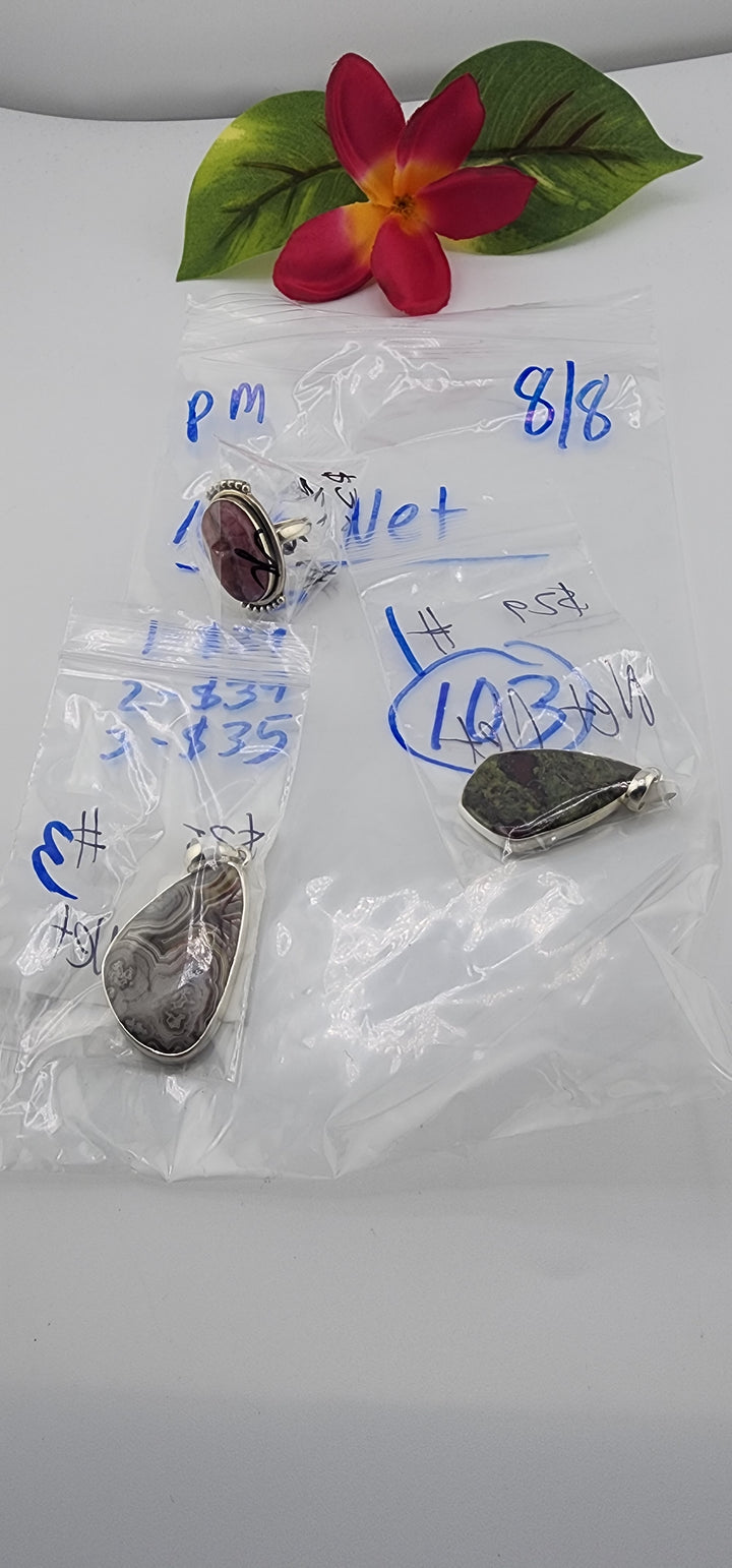 PM SHOW 48HR - RESERVED FOR: Net Net - 8/8/2025 FL tiktok Live Show - 3 Sterling Silver Items