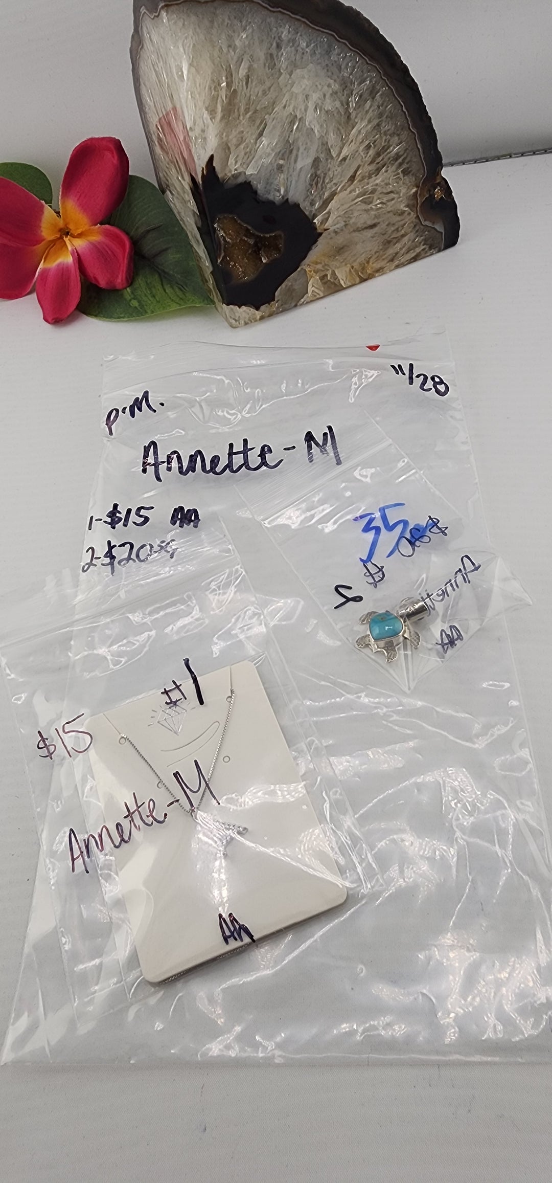 PM SHOW 48HR - RESERVED FOR: Annette-M - 11/28/2025 tiktok Live Show - 2 Sterling Silver Items