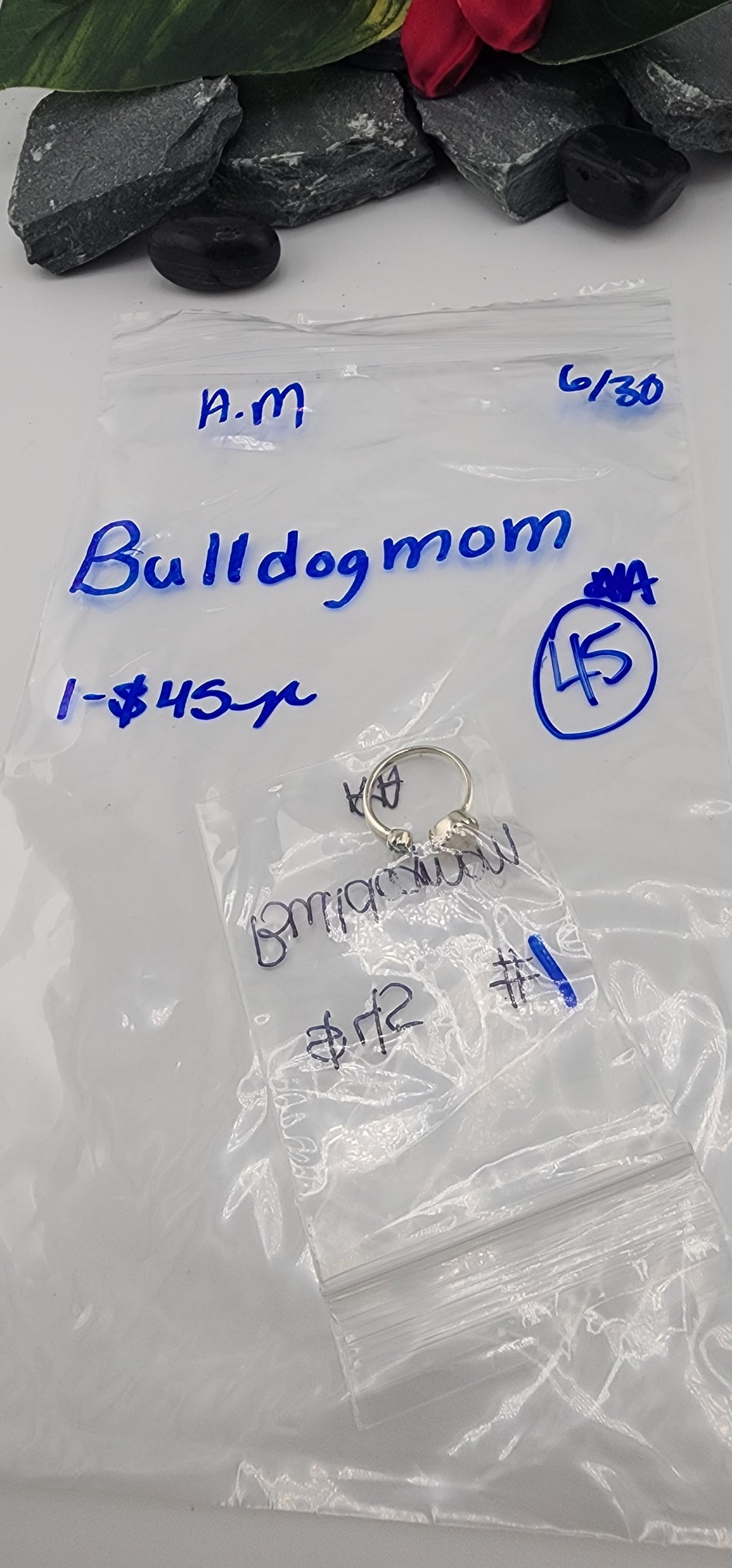 RESERVED FOR: Bulldogmom - 6/30/2025 tiktok A.M Live Show - 1 Sterling Silver Items