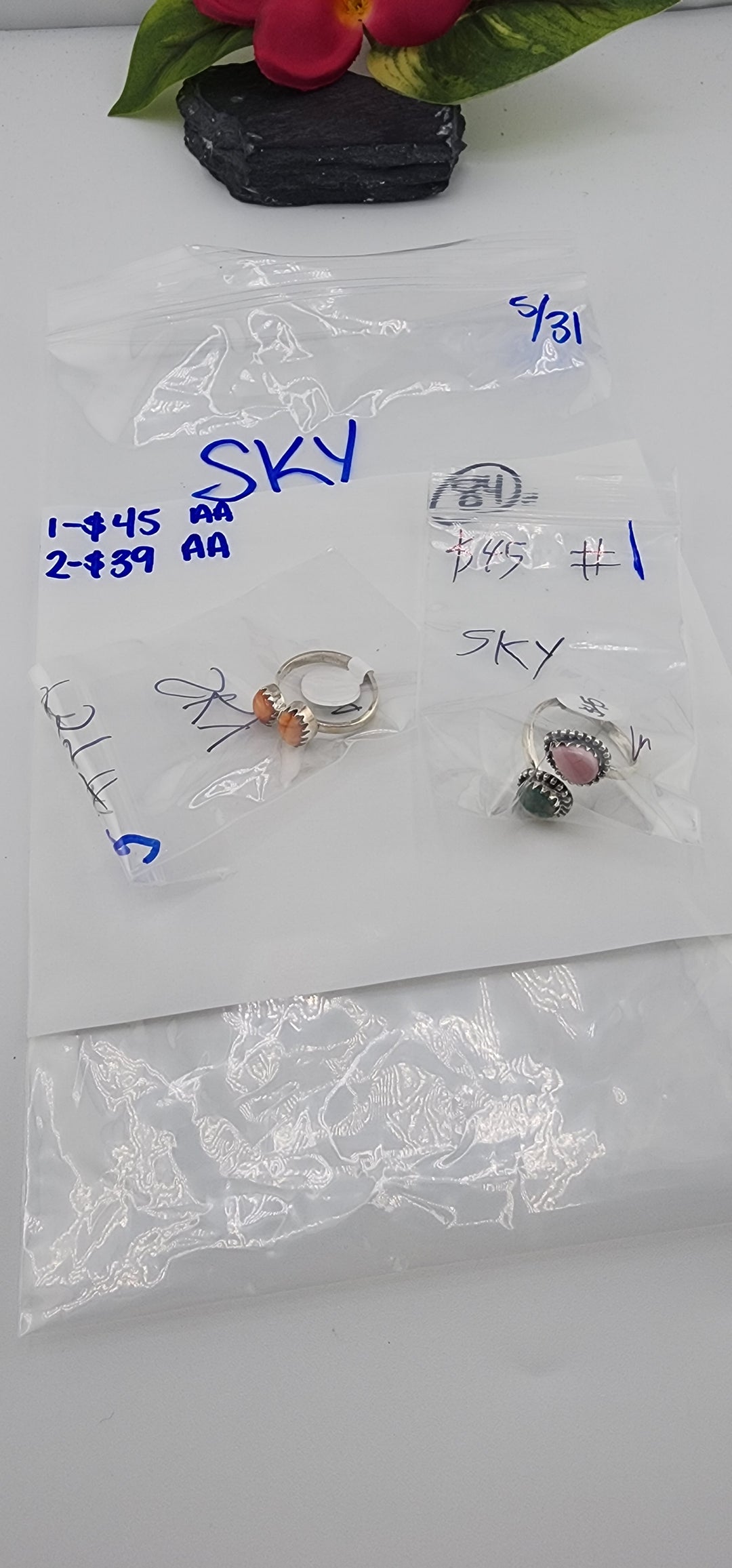 RESERVED FOR: SKY - 5/31/2025 tiktok Live Show - 2 Sterling Silver Items