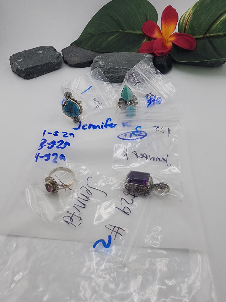 Jennifer K- 4/9/26 PM -4 925 Sterling Silver Items