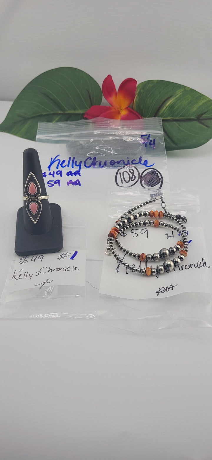 RESERVED FOR: Kelly's Chronicle - 5/4/2025 tiktok Live Show - 2 Sterling Silver Items