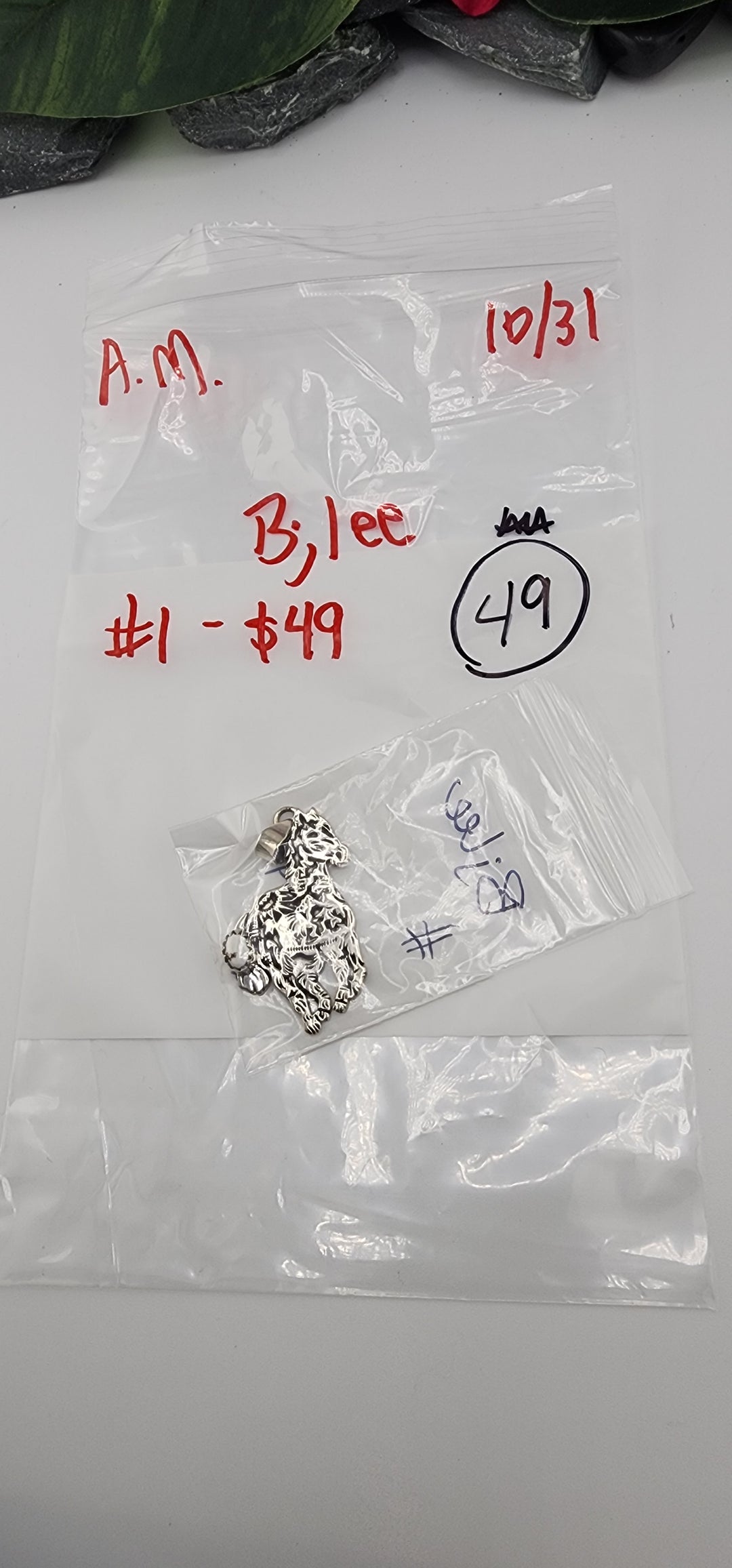 AM SHOW 48HR RESERVED FOR: Bjlee - 10/31/2025 FL tiktok Live Show - 1 Sterling Silver Items