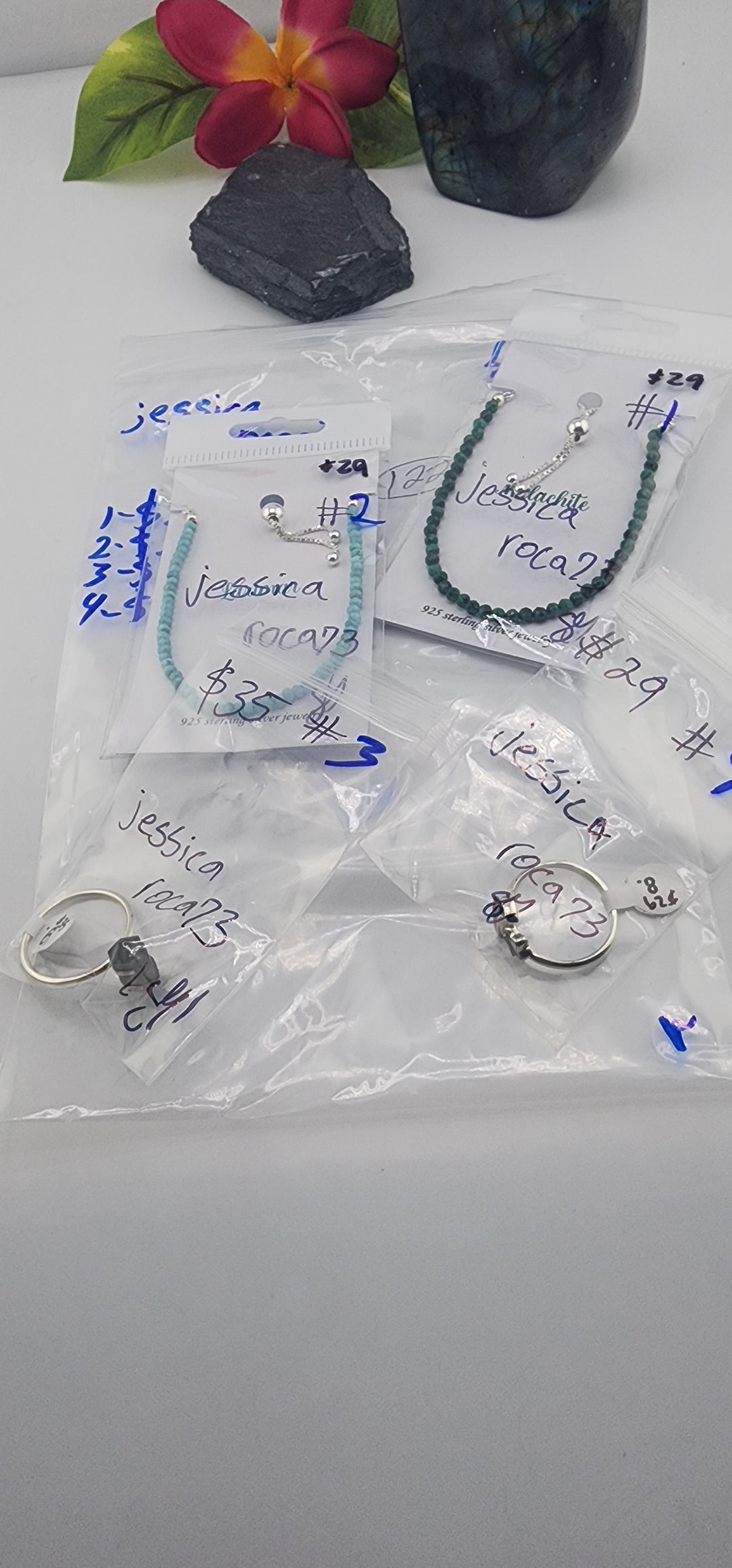 48HR - RESERVED FOR: jessica roca73 - 6/13/2025 FL tiktok Live Show -4  Sterling Silver Items