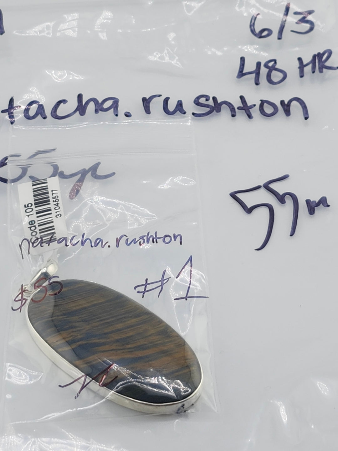 RESERVED FOR: natacha.rushton - 6/3/2025 tiktok A.M Live Show - 1 Sterling Silver Items