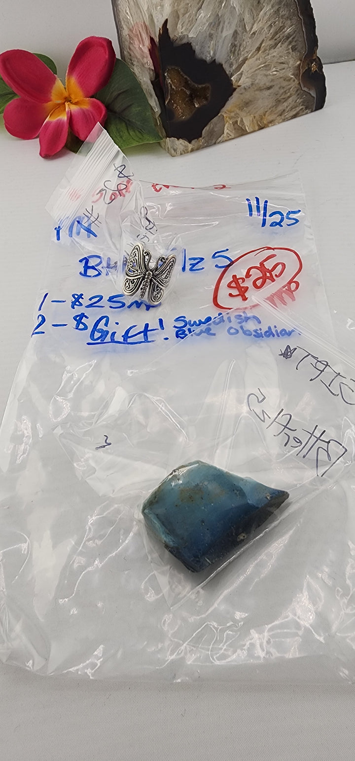 PM SHOW 48HR - RESERVED FOR: Btterflz5  - 11/25/2025 tiktok Live Show - 2 Sterling Silver Items