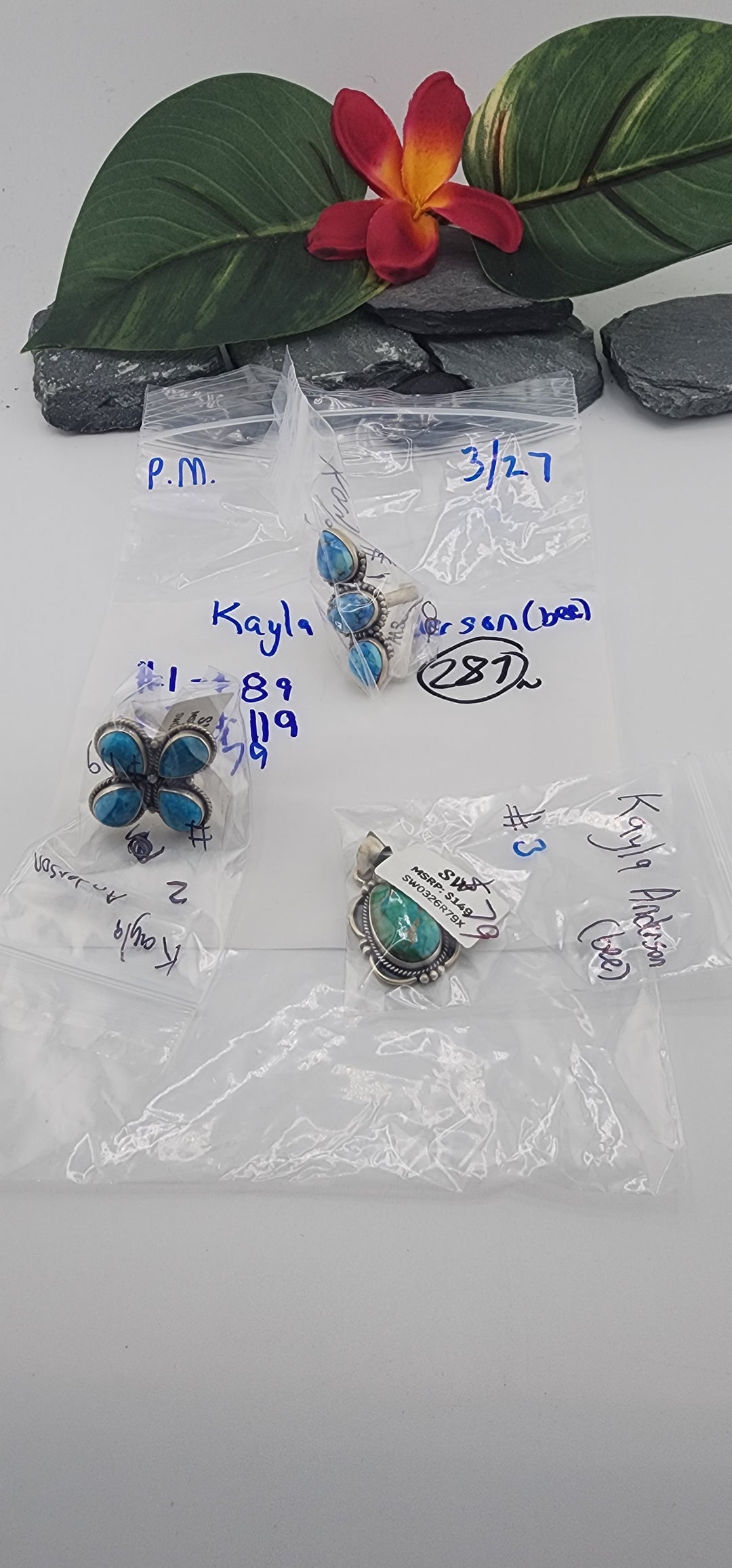 Kayla Anderson- 3/27/26 - 3 925 Sterling Silver Items