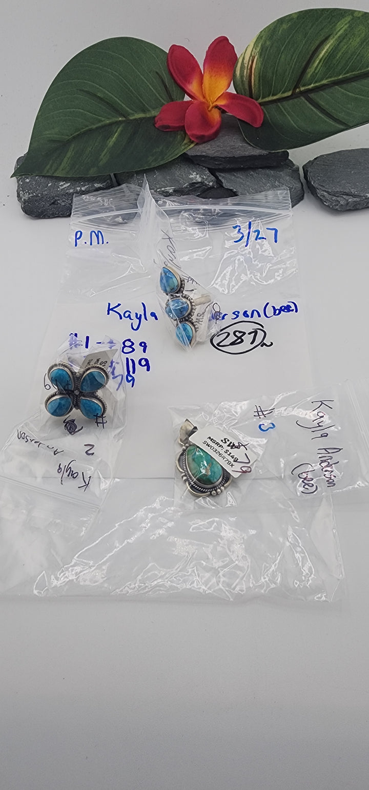 Kayla Anderson- 3/27/26 - 3 925 Sterling Silver Items