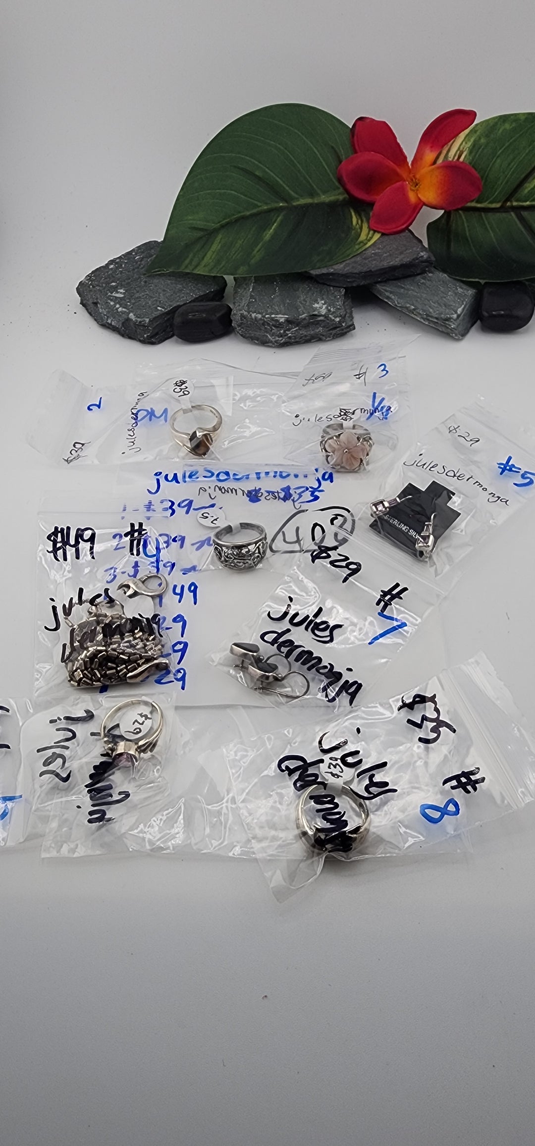 Custom sterling silver items - PM SHOW RESERVED FOR: julesdermonja - 1/9/2026 tiktok Live Show - 8 Sterling Silver Items