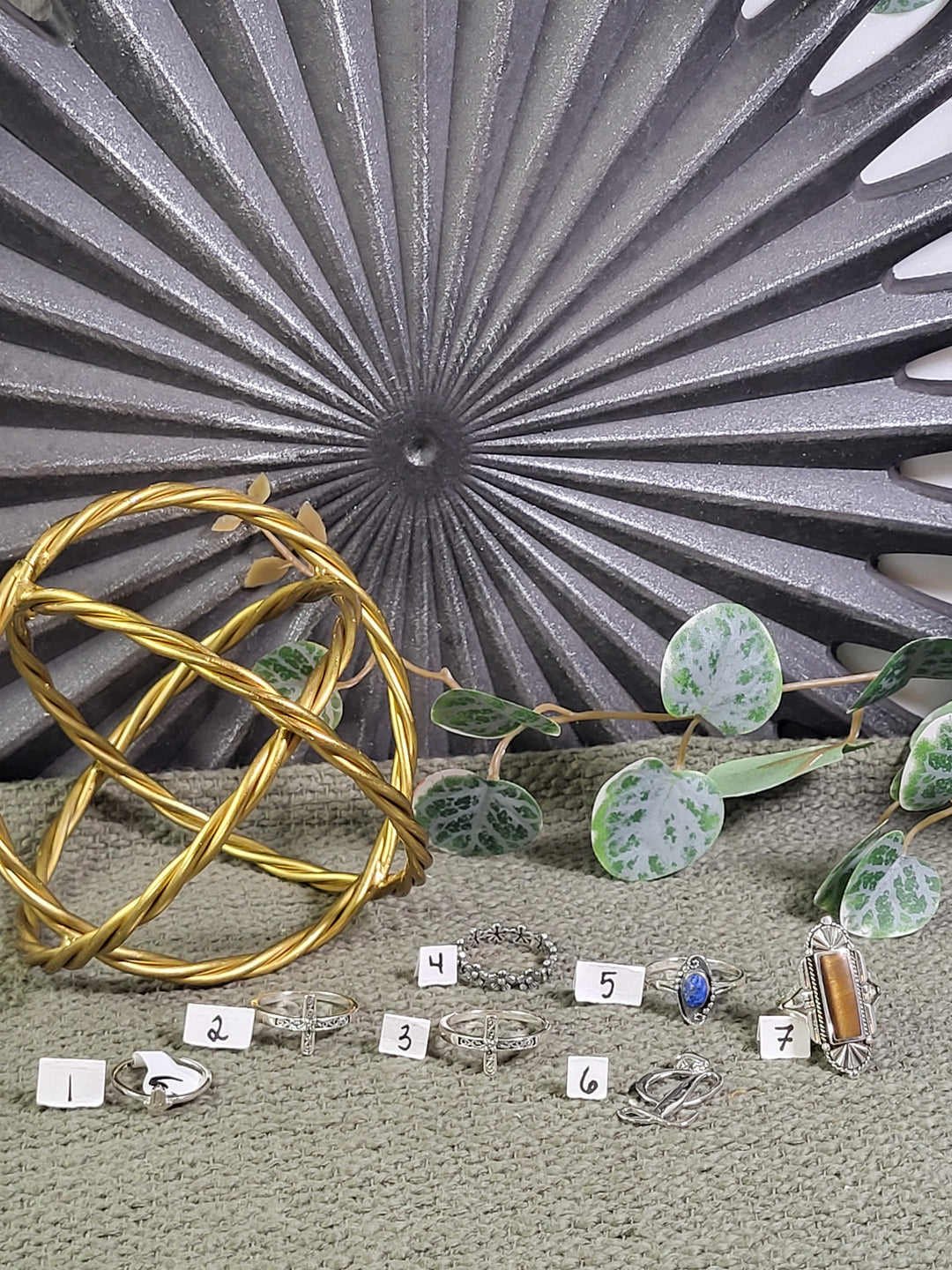 RESERVED FOR: Larey0122 8/30/24 - 7 Sterling Silver Items
