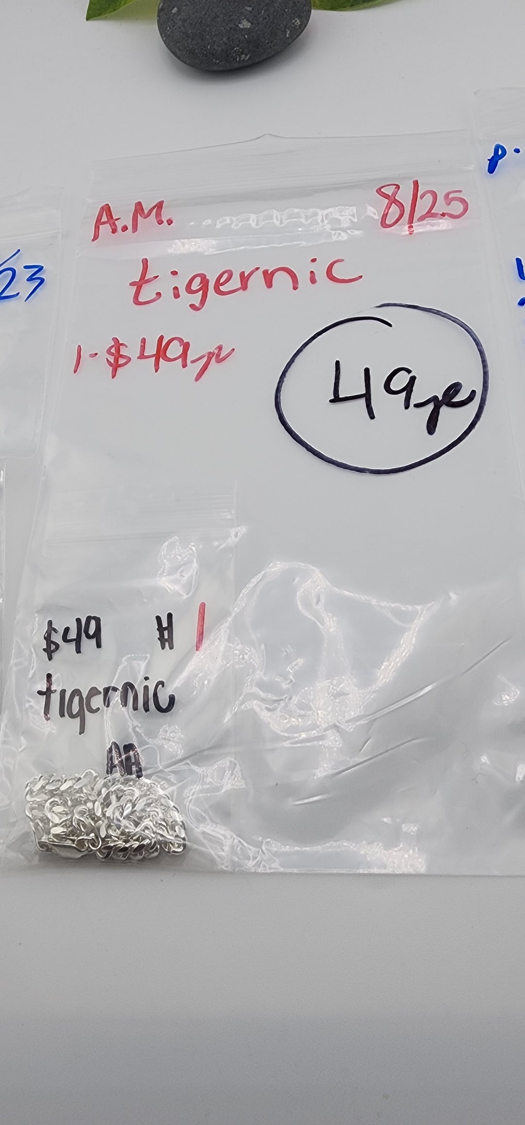 AM SHOW 48HR - RESERVED FOR: tigernic - 8/25/2025 FL tiktok Live Show - 1 Sterling Silver Items