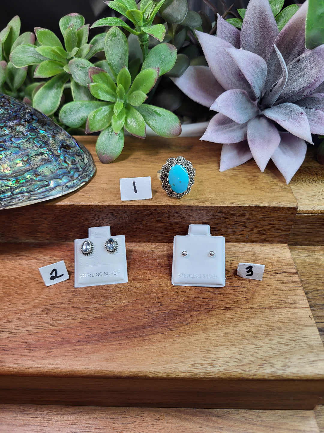 RESERVED FOR: Flor 8/25/24- 3 Sterling Silver Items