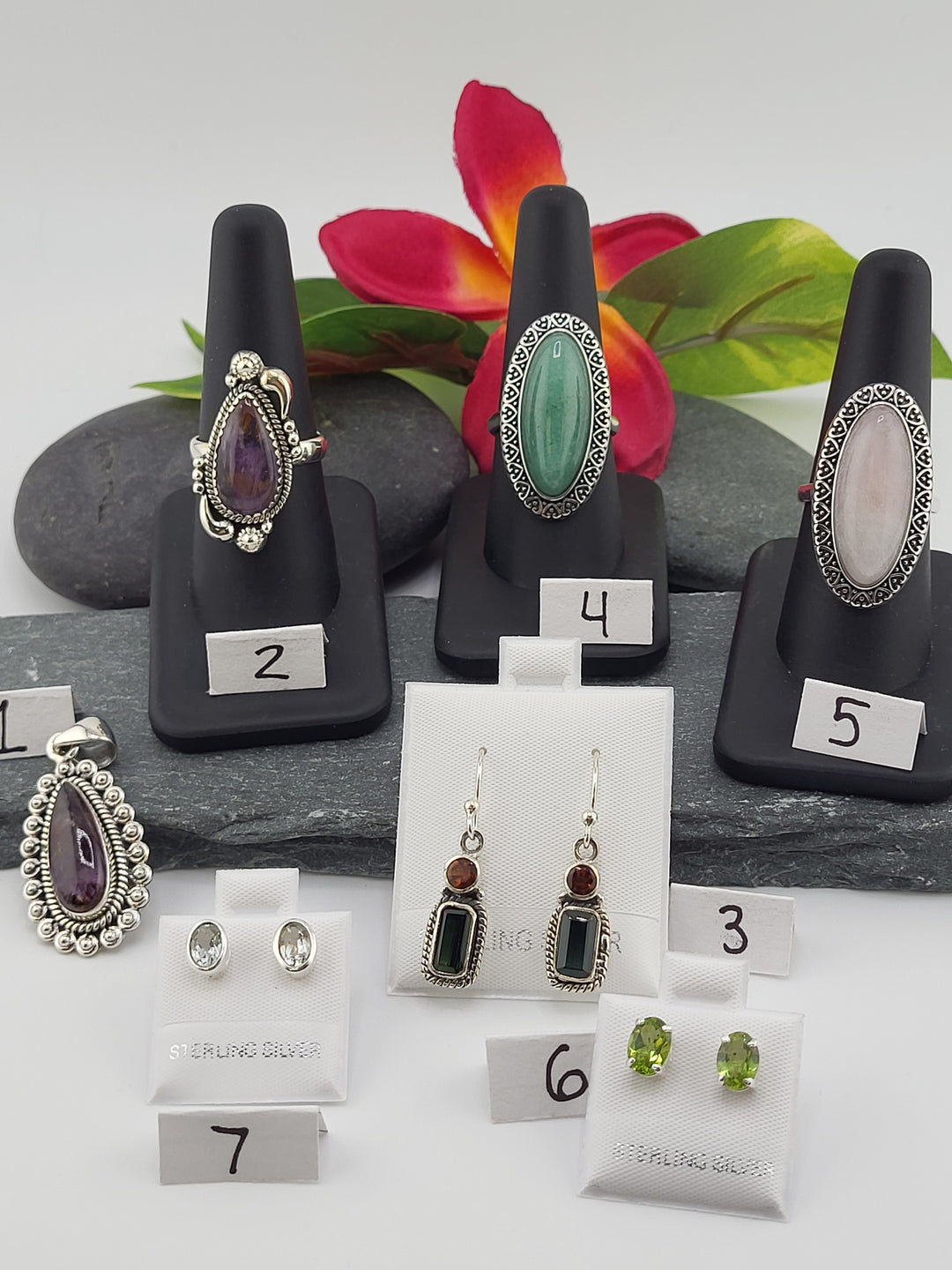 RESERVED FOR: Pat O'Leary-12/15/2024 -5 Sterling Silver Items