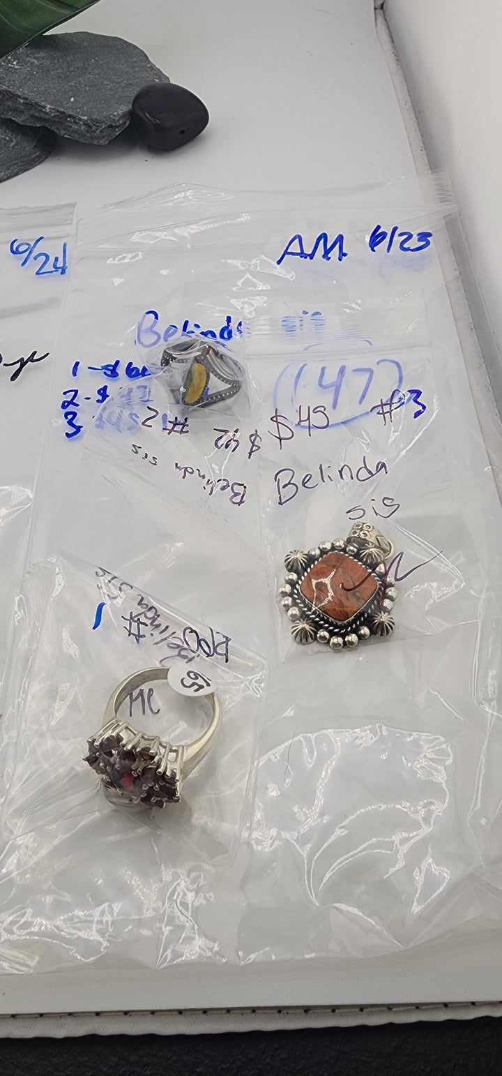 RESERVED FOR: Belinda sis- 6/23/2025 tiktok A.M Live Show -3 Sterling Silver Items