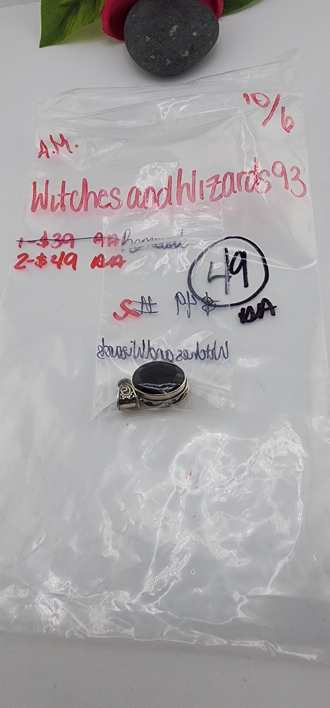 AM SHOW 48HR RESERVED FOR: WitchesandWizards93 - 10/6/2025 FL tiktok Live Show - 1  Sterling Silver Items