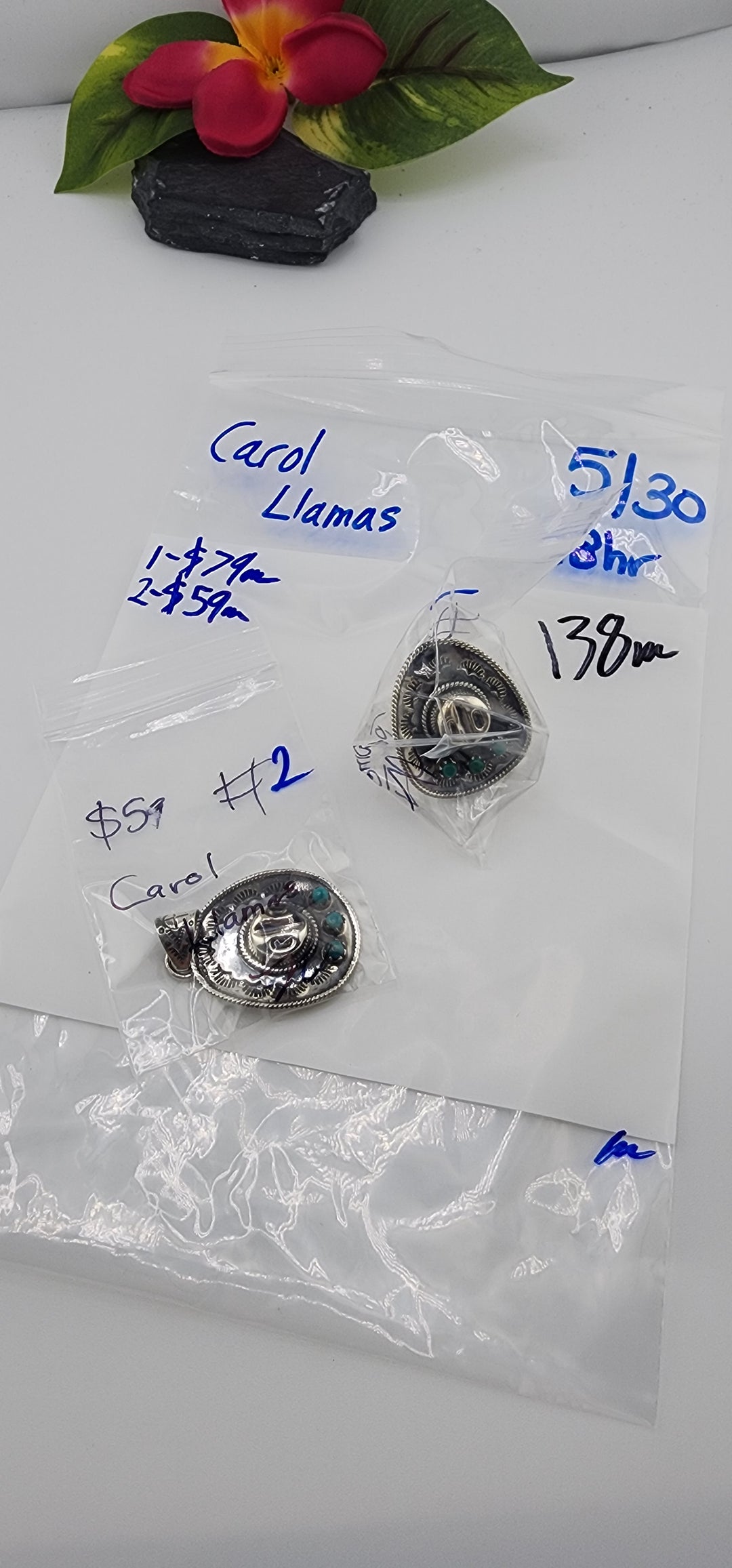 RESERVED FOR: Carol Llamas - 5/30/2025 tiktok Live Show - 2 Sterling Silver Items