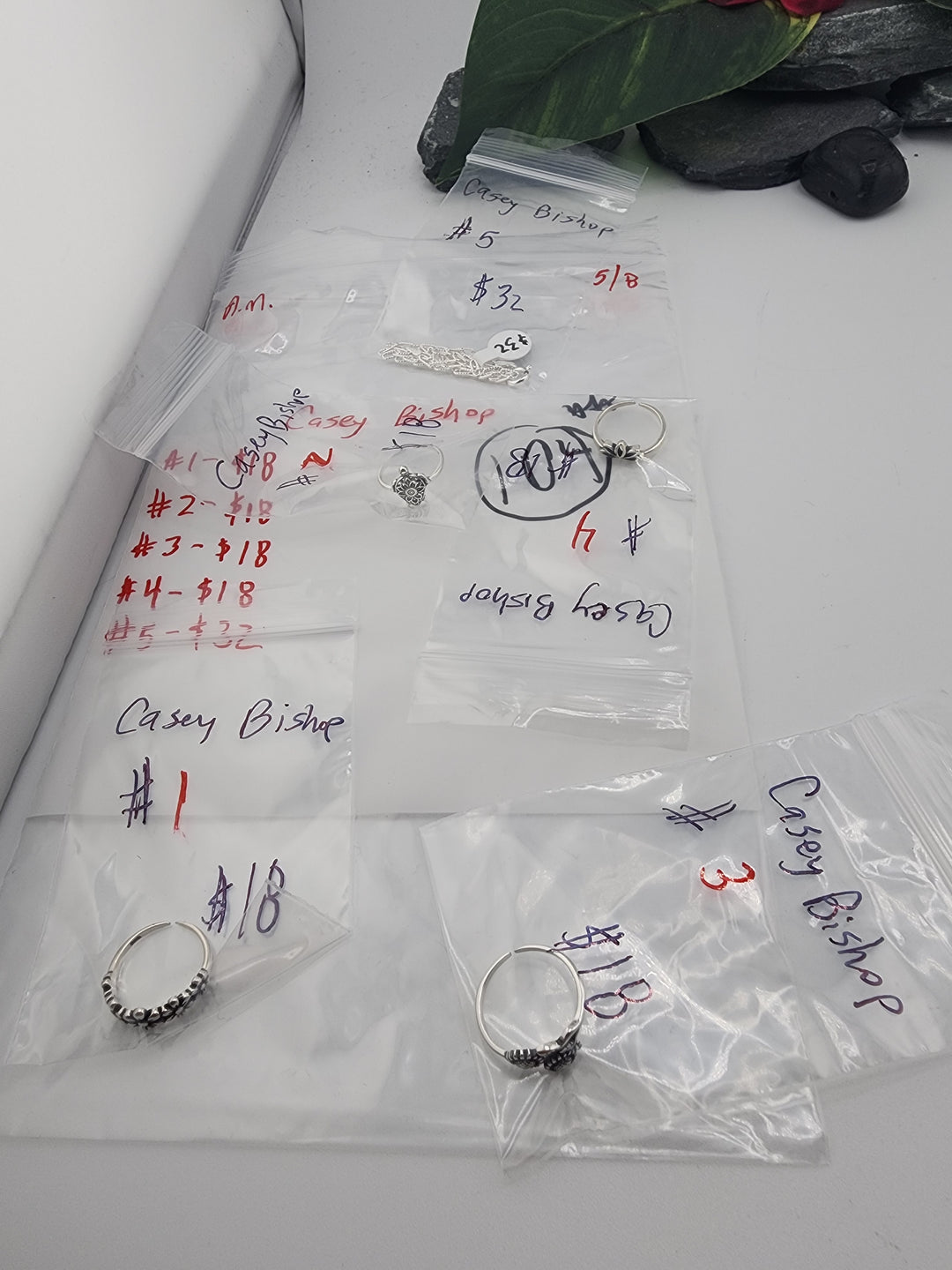 Casey Bishop - 5/8/26 - 5 925 Sterling Silver Items
