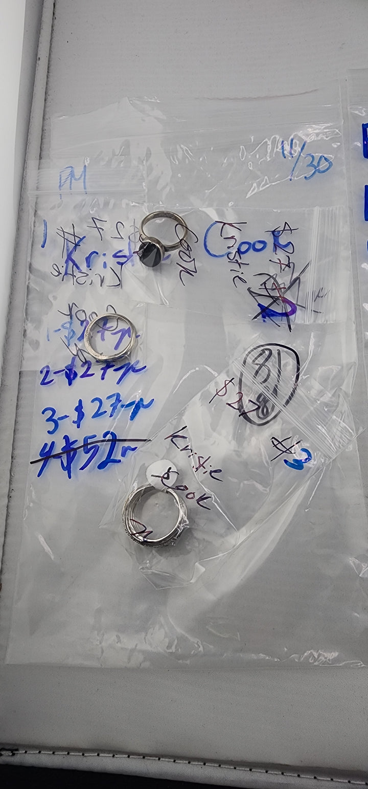 PM SHOW 48HR - RESERVED FOR: Kristie Cook - 11/30/2025 tiktok Live Show - 3 Sterling Silver Items