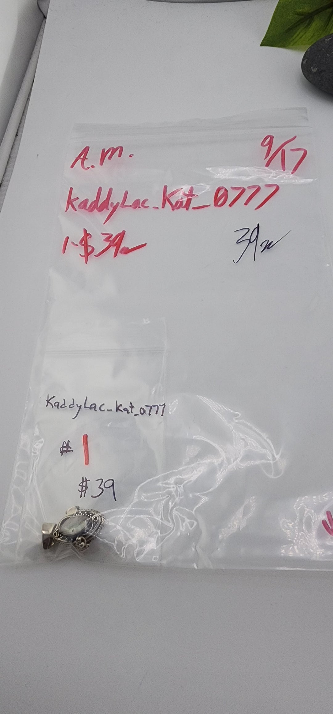AM SHOW 48HR - RESERVED FOR: kaddyLac_Kat_0777 - 9/17/2025 FL tiktok Live Show - 1 Sterling Silver Items