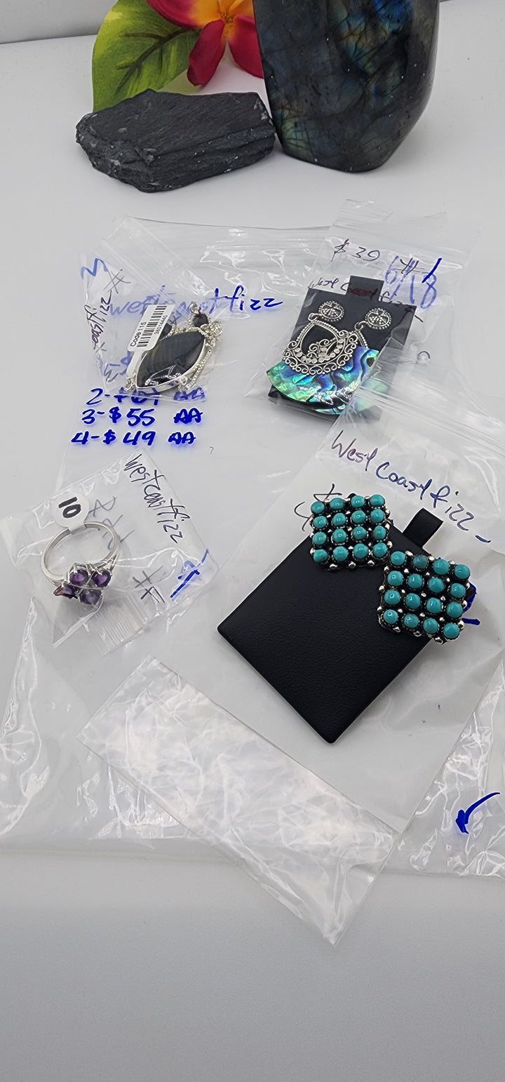 RESERVED FOR: westcoastfizz - 6/18/2025 tiktok Reservation Live Show - 4 Sterling Silver Items