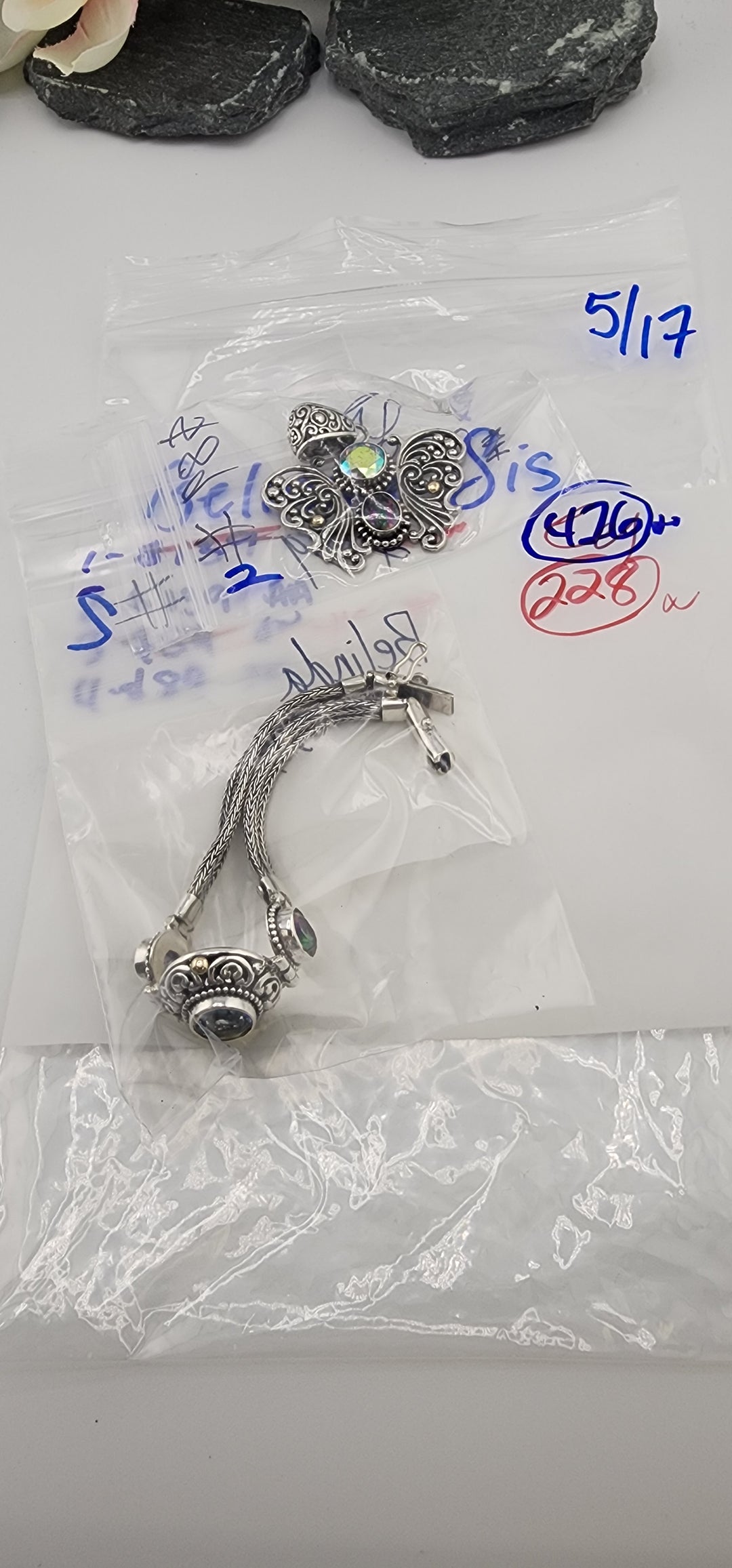 RESERVED FOR: Belinda Sis- 5/17/2025 tiktok Live Show (48 hour) -2Sterling Silver Items